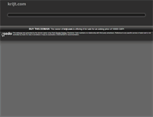 Tablet Screenshot of krijt.com